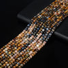 4MM Pietersite Gemstone Grade AAA Micro Faceted Square Cube Loose Beads 15.5 inch Full Strand (80008933-P19)