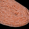 2MM Natural Sunstone Gemstone Grade AAA Micro Faceted Round Loose Beads 15.5 inch Full Strand (80008870-P13)