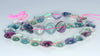 14X14mm Rainbow Fluorite Gemstone Grade AAA Heart Loose Beads 15.5 inch Full Strand (90187710-690)