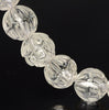 8mm Clear Quartz Rock Crystal Gemstone Grade AAA Carved Flower Lotus Loose Beads 15.5 inch Full Strand (90187634-698)