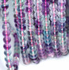 7mm Rainbow Fluorite Gemstone Grade AAA Round Loose Beads 15.5 inch Full Strand (90187764-686)