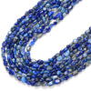 6-8MM Natural Lapis Lazuli Gemstone Pebble Nugget Loose Beads (D183)