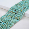 2MM Natural Turquoise Gemstone Grade AAA Micro Faceted Round Loose Beads 15 inch Full Strand (80008869-P13)