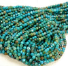 3.5mm Genuine Shattuckite Chrysocolla Gemstone Grade Aaa Micro Faceted Round Loose Beads 15 Inch Full Strand (80007382-A193)