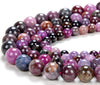 Natural Ruby Sapphire Gemstone Round 6MM 7MM 8MM 9MM Loose Beads (D171)