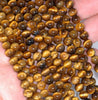 6mm Cognac Golden Tiger Eye Gemstone Grade AA Round Loose Beads 15.5 inch Full Strand (90186209-732)