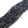 4X3MM Natural Rainbow Obsidian Gemstone Grade A Micro Faceted Rondelle Loose Beads (P36)