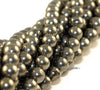 6mm Palazzo Iron Pyrite Gemstones Round 6mm Loose Beads 16 inch Full Strand (90107054-401)