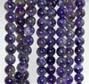 8mm Amethyst Gemstone Round Loose Beads 15 inch Full Strand (90189292-678)