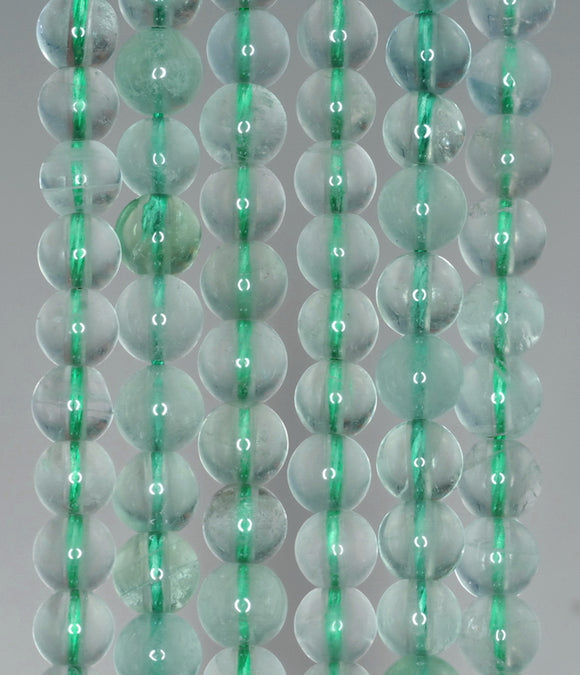 6mm Green Fluorite Gemstone Grade A Round Loose Beads 15.5 inch Full Strand (90187768-686)