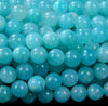 Natural Peruvian Amazonite Gemstone Grade AAA Round 7MM 8MM 9MM 10MM 11MM Loose Beads (D270)