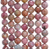 10mm Genuine Ruby Apatite Gemstone Grade Aaa Micro Faceted Round Loose Beads 7.5 Inch Half Strand (80007344 H-A256)