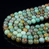 Australian Prase Jasper Gemstone Grade AAA Round 6MM 8MM Loose Beads (D19)