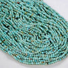 2MM Natural Turquoise Gemstone Grade AAA Micro Faceted Round Loose Beads 15 inch Full Strand (80008869-P13)