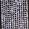 Blue Tanzanite Gemstone Grade AA Micro Faceted Round 3mm 4mm Loose Beads (A260)