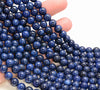 Blue Sapphire Quartz Gemstone Round 8mm 10mm 12mm Loose Beads 15.5 inch Full Strand (A265)