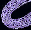 6-8MM Lavender Amethyst Gemstone Pebble Nugget Loose Beads (D184)