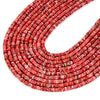 4X2MM Red Sea Sediment Imperial Jasper Gemstone Heishi Discs beads Loose Beads (P17)