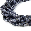 5MM Natural Iolite Gemstone Grade AAA Micro Faceted Square Cube Loose Beads (P24)