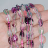 12X8mm Rainbow Fluorite Gemstone Grade AAA Oval Loose Beads 15.5 inch Full Strand (90187697-691)