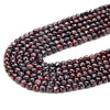 4MM Red Garnet Gemstone Grade A Micro Faceted Square Cube Loose Beads (P23)