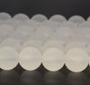 10mm White Rock Crystal Quartz Gemstone Round Loose Beads 15.5 inch Full Strand (90187650-696)