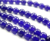 10mm Purple Jade Gemstone Round Loose Beads 15.5 inch Full Strand (90187396-722B)