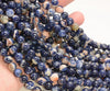 8mm Orange Blue Sodalite Gemstone Grade AAA Round Loose Beads 15 Inch Full Strand (80007342-A255)