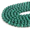 Deep Green Natural Malachite Gemstone Grade AAA Round 6MM 8MM Loose Beads (D87)