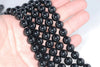 6mm Noir Black Onyx Gemstone Black Round Loose Beads 15.5 inch Full Strand (90164879-6)