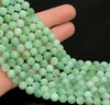 Green Burma Jade Gemstone Round 8mm Loose Beads (A260)