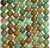 Green Brown Australia Dragon Blood Jade Gemstone Grade AAA Round 6MM 8MM 10MM Loose Beads (A267)