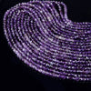 4MM Amethyst Gemstone Grade AAA Micro Faceted Square Cube Loose Beads 15.5 inch Full Strand (80008936-P19)