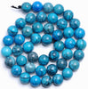 8mm Blue Crazy Lace Jasper Gemstone Blue Round Loose Beads 7.5 inch Half Strand (80005847 H-M27)