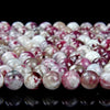 Red White Madagascar Eudialyte Gemstone Grade AAA Round 6MM 7MM 8MM Loose Beads (D16)