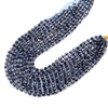 6MM Iolite Gemstone Faceted Prism Double Point Cut Loose Beads (D112)