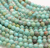 8mm Light Blue Turquoise Howlite Gemstone Grade Aaa Round Loose Beads 15.5 Inch Full Strand (80007348-A256)