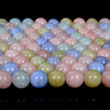 Morganite Gemstone Round 6MM 8MM 10MM 12MM Loose Beads (D7)