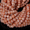 Natural Sunstone Gemstone Grade AAA Round 6MM 7MM 8MM 10MM Loose Beads (D25)