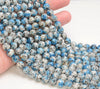 6mm K2 Blue Granite Gemstone Grade AAA Round Loose Beads 14.5 Inch Full Strand (80007325-A254)