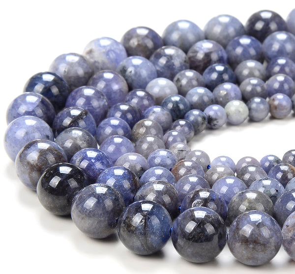 Natural Tanzanite Gemstone Grade A Round 4MM 5MM 6MM 7MM 8MM Loose Beads (D240)