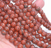 6mm Red Jasper Gemstone Red Round Loose Beads 15 inch Full Strand (80005961-M37 )