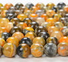 Natural Bumblebee Jasper Mustard Yellow Gemstone Grade AAA Round 6MM 7MM 8MM 9MM 10MM 11MM 12MM Loose Beads (D132)