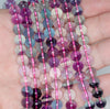 7mm Rainbow Fluorite Gemstone Grade AAA Round Loose Beads 15.5 inch Full Strand (90187764-686)