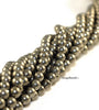 6mm Palazzo Iron Pyrite Gemstones Round 6mm Loose Beads 16 inch Full Strand (90107054-401)