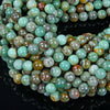 Australian Prase Jasper Gemstone Grade AAA Round 6MM 8MM Loose Beads (D19)