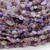 6-8MM Natural Auralite 23 Gemstone Pebble Nugget Loose Beads (D184)