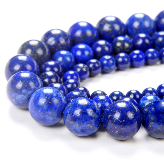 6MM Azura Lapis Lazuli Gemstones Round Loose Beads 15 inch Full Strand (90119791-115)