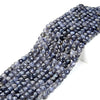 5MM Natural Iolite Gemstone Grade AAA Micro Faceted Square Cube Loose Beads (P24)