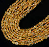 6-8MM Natural Citrine Gemstone Pebble Nugget Loose Beads (D183)